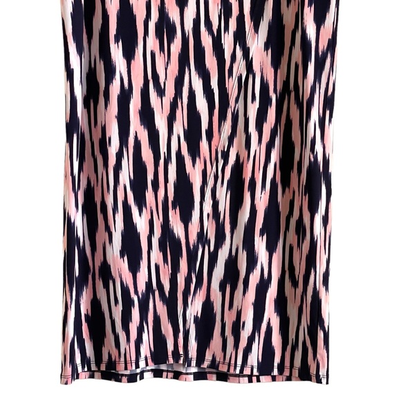 MICHAEL Michael Kors navy, pink & white tulip split maxi skirt - Picture 3 of 10